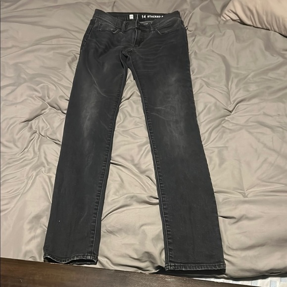 GAP Charcoal Stacked Skinny Jeans - Picture 1 of 4